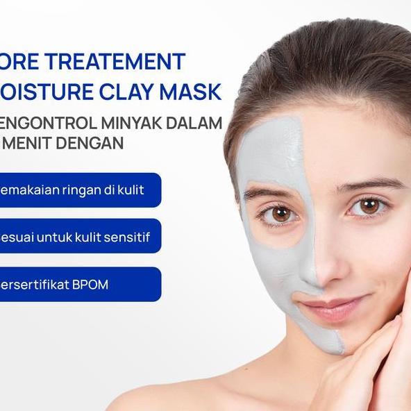 Jual Medorlab Pore Treatment Moisture Clay Mask3X Aha Wajah Deep ...