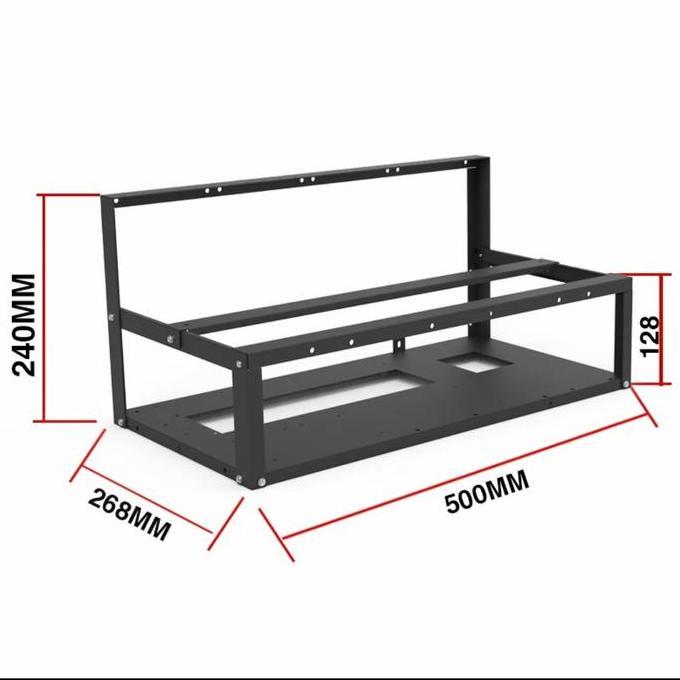 Jual NEW Rak Mining Rig Vga/Open Air Mining Frame Case/Mining Rig 6 / 8 ...