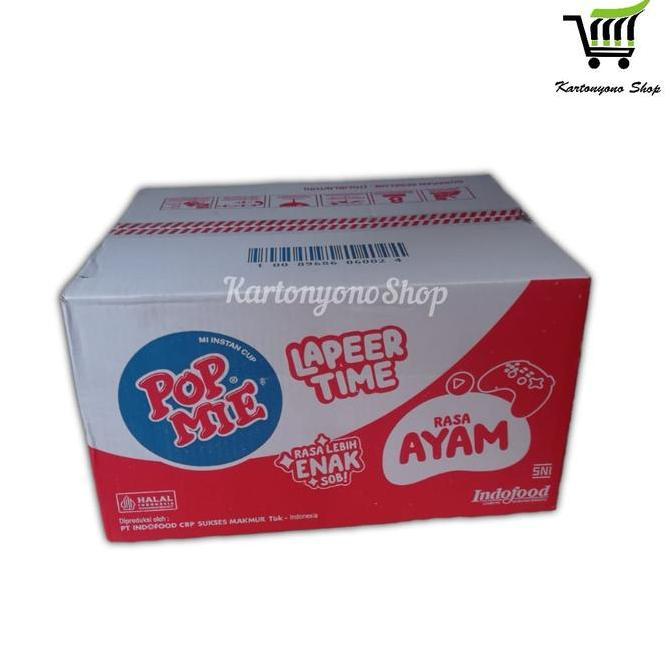 Jual Popmi Popmie Pop Mie Mi Nt Gelas Rasa Ayam Per Dus Isi 24 Pcs ...