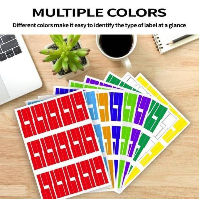 Jual YOUEI 5/10Sheets Lembar Label Penanda Kabel Jaringan Label Sticker ...