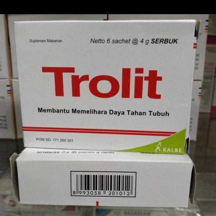 Jual Trolit Sachet Box isi 6 Sachet @4 gr, MEMBANTU MEMELIHARA DAYA ...