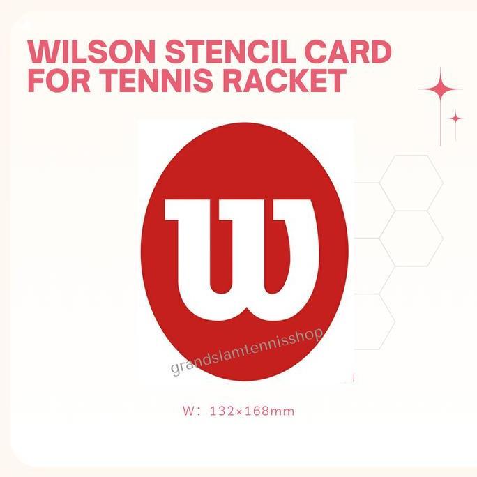 Jual Wilson Stencil Card for Tennis Racket | Shopee Indonesia