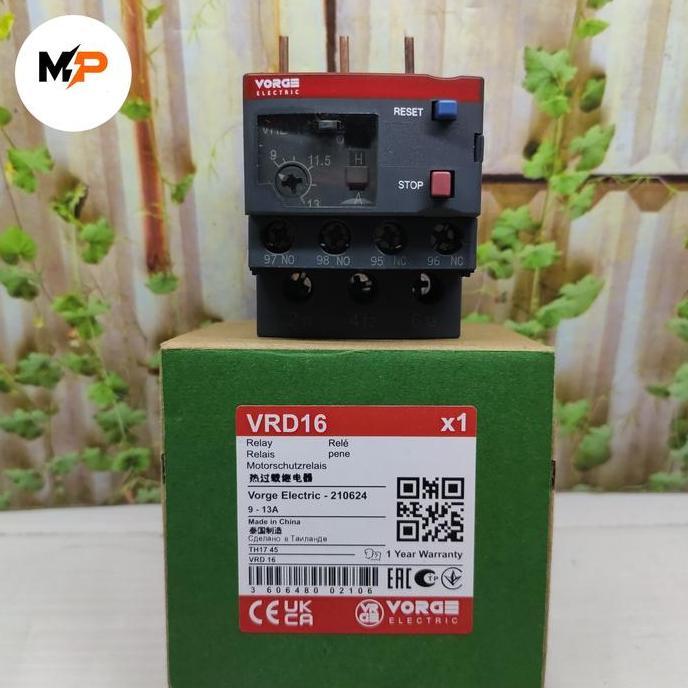 Jual Thermal Overload Relay Tor Vorge Vrd16 Vrd 16 9A-13A Setara Lrd16 ...