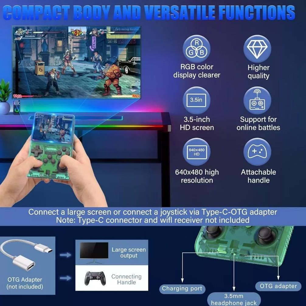Jual Original ANBERNIC R36S Handheld Game Console Retro Linux +Open ...