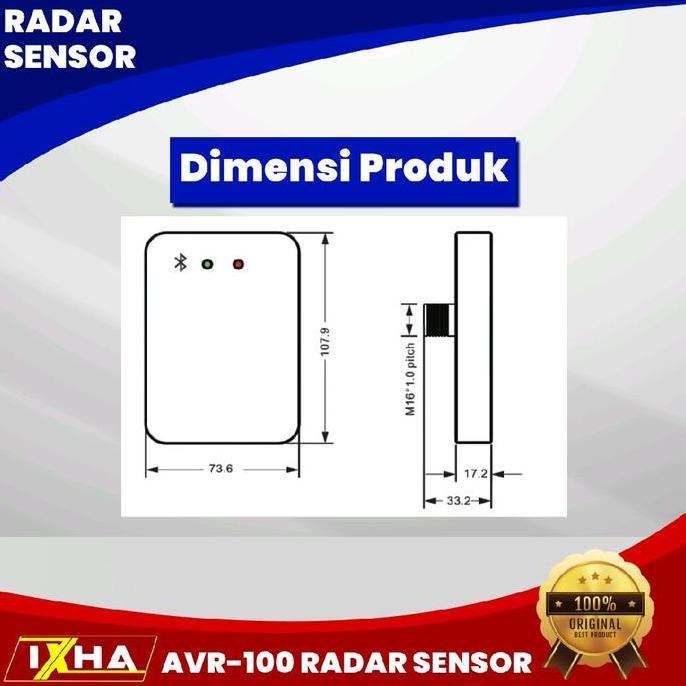 Jual Scrt- Radar Sensor Detector Barrier Gate Boom Gate Pengganti Vld ...