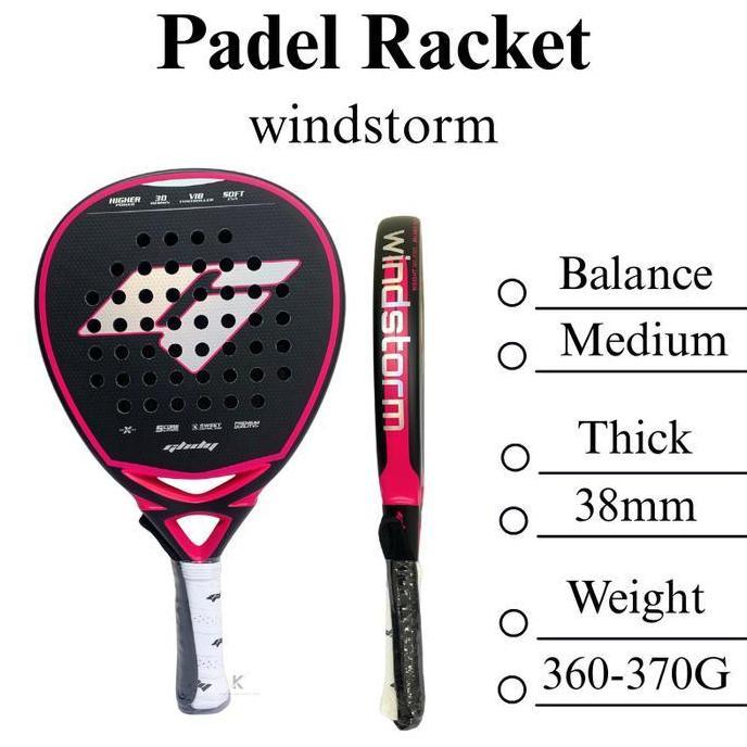 Jual RAKET PADEL RACKET GHDY WINDSTROM CARBON POWER HIGH BALANCE ...