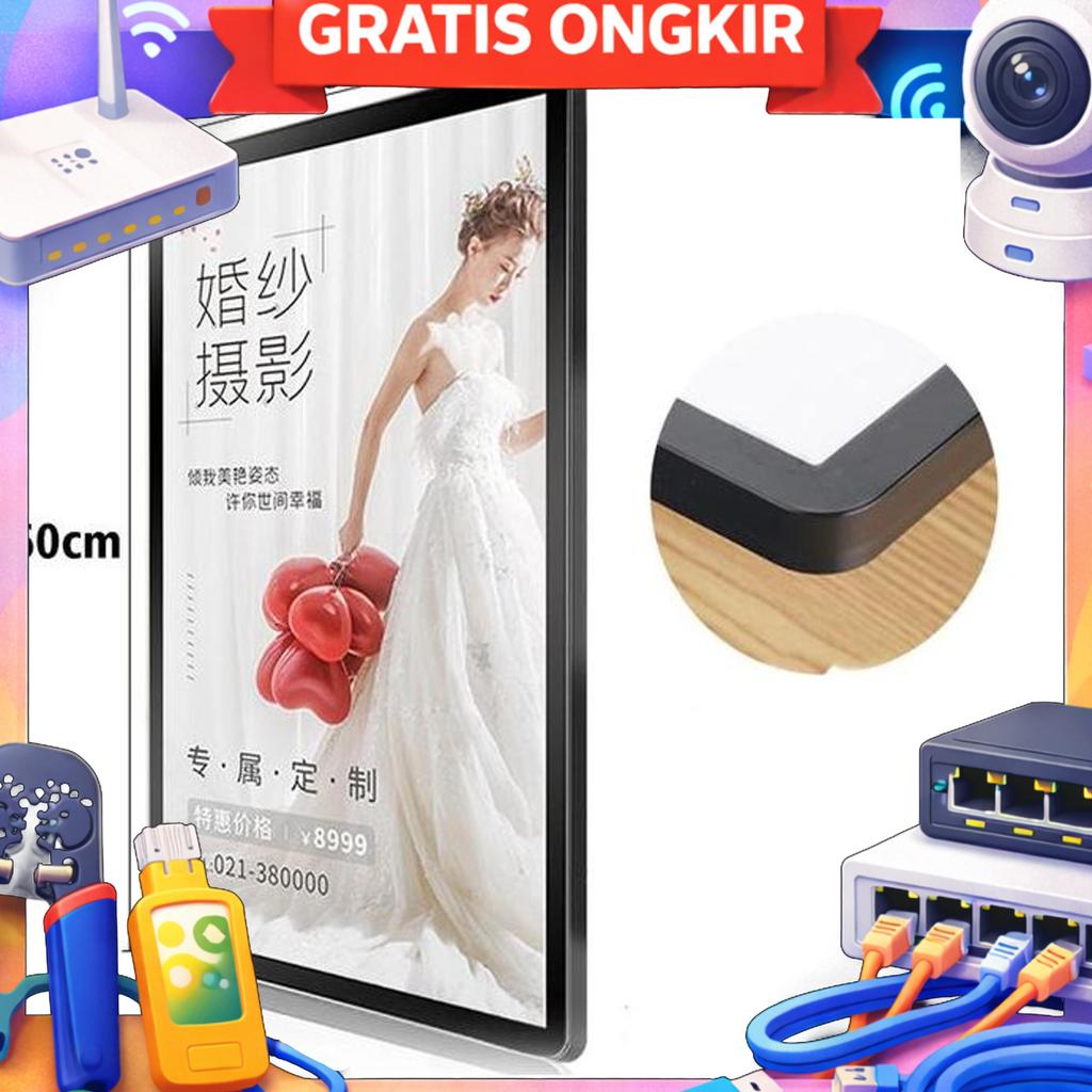 Jual Slim Light Box / Display Poster Led / Frame Led Neon Box Display ...