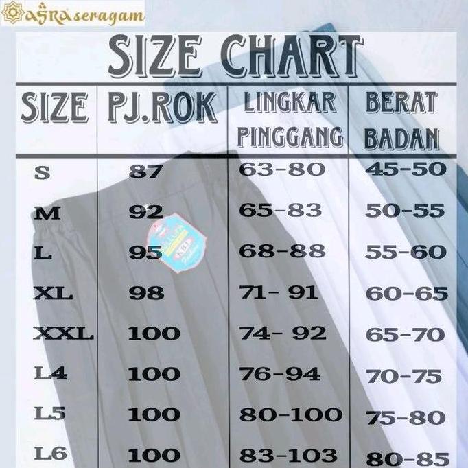 Jual Rok Remple Panjang Seragam Sekolah Sma Smk Warna abu,putih,coklat ...