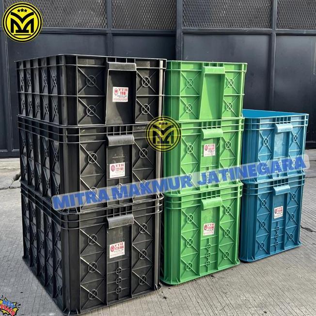 Jual Kontainer Industri Plastik Yth Container Box Keranjang Krat Rapat ...