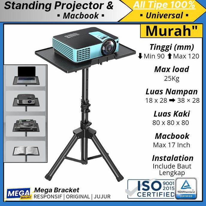 Jual Terpopuler- Stand Tripod Projector Meja Adjustable Infocus ...