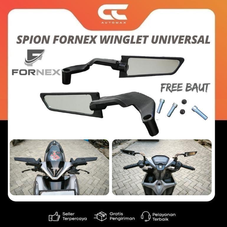 Sale Spion Daun Putar Winglet Universal Motor Fornex Matic Bebek Vario 125 - Spion Motor & Aksesoris