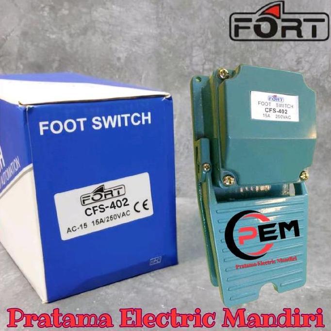 Jual FORT FOOT SWITCH PEDAL INJAK ALUMINIUM PREMIUM CFS-402 SFM-1 ...