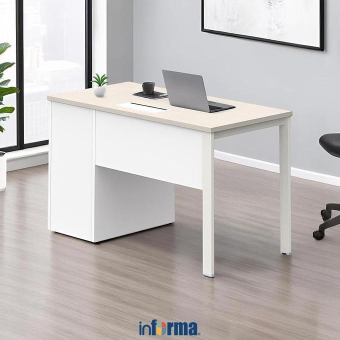 Jual Informa Sieben Meja Kantor 120 Iw - Putih Meja Kerja Meja Belajar ...