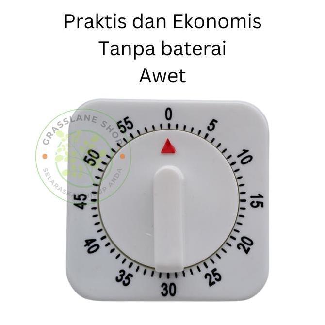 Jual Timer Manual Putar Dapur Masak / Mechanical Kitchen Timer | Shopee ...
