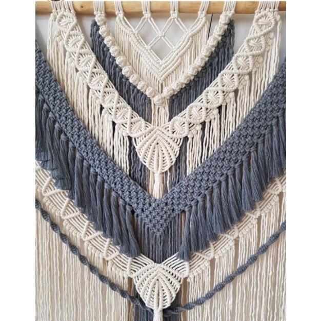 Jual macrame wall hanging/ hiasan dinding estetik/ Macrame besar ...