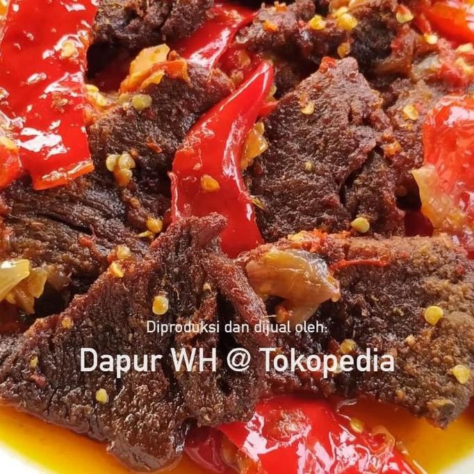Jual Dendeng Sapi Balado Dapur WH (Batokok - Cabe Merah) 1/2 KG ...