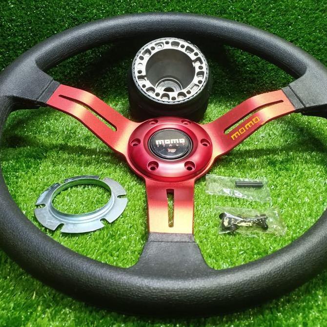 Jual paket steering wheel stir + boskit mobil jimny.paket stir racing ...