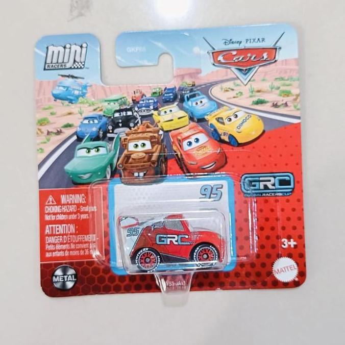 Jual Lightning McQueen GRC Mini Racers Disney Cars GKF65 939A | Shopee ...