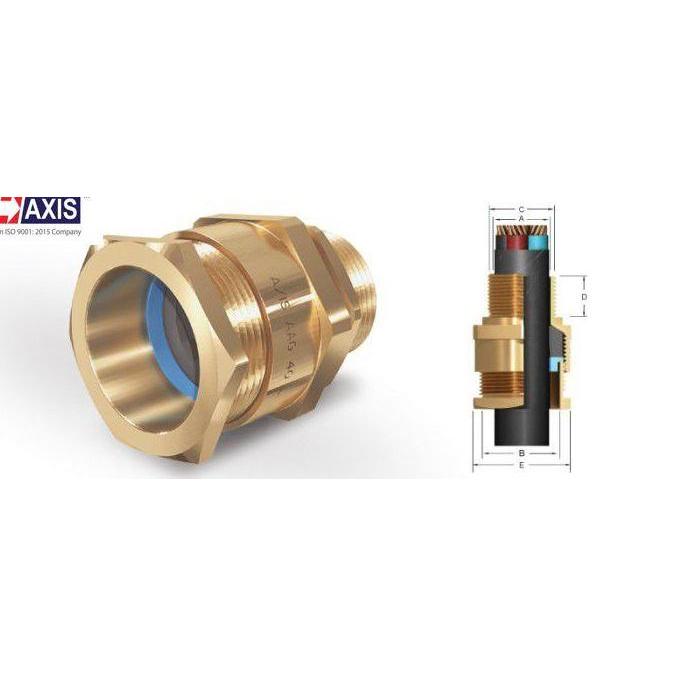 Jual TERBARU Cable Gland Brass Without Armour A2 Series Merk Axis 50L ...