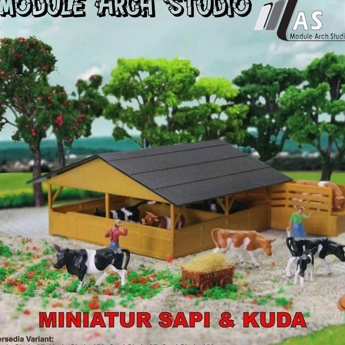 Jual Miniatur Kuda & Sapi - Maket Hewan Peternakan | Shopee Indonesia