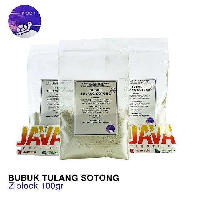 Jual MOON CUTTLEBONE FISH POWDER 100 GRAM - BUBUK TULANG SOTONG MURNI ...