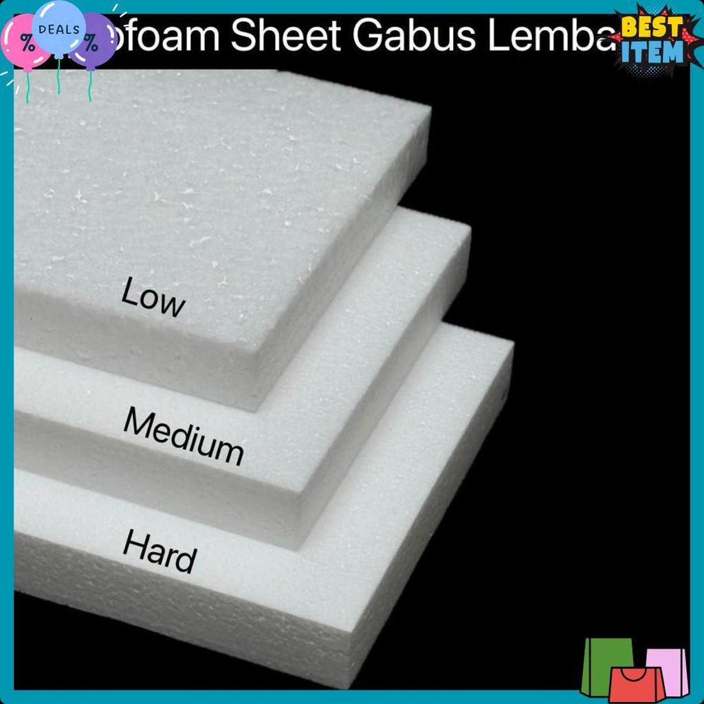 Jual 50% Off 100X50 (Panjang X Lebar) Tebal 1-4Cm Papan Styrofoam Gabus ...