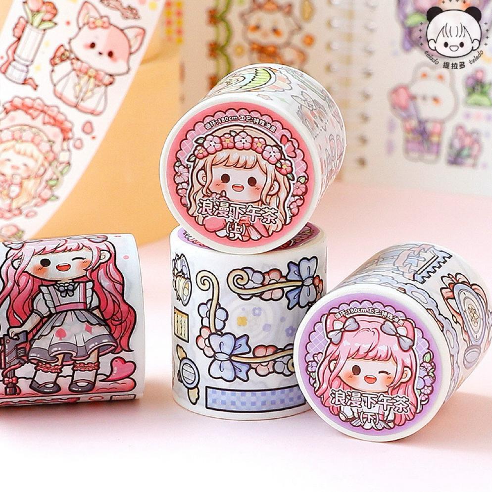 Jual Stiker Dodojam Telado Washi Tape Uncut Sticker Premium Lucu Baru ...