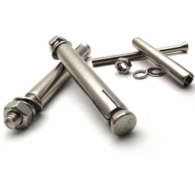Jual SS 304 / Dynabolt Stainless M10x60 / Dinabolt M10 / Sleeve Anchor ...