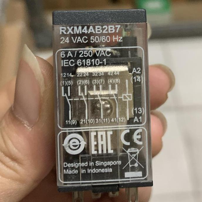 Jual Schneider Relay Plug In Rxm Led (Rxm4Ab2B7) Promo | Shopee Indonesia