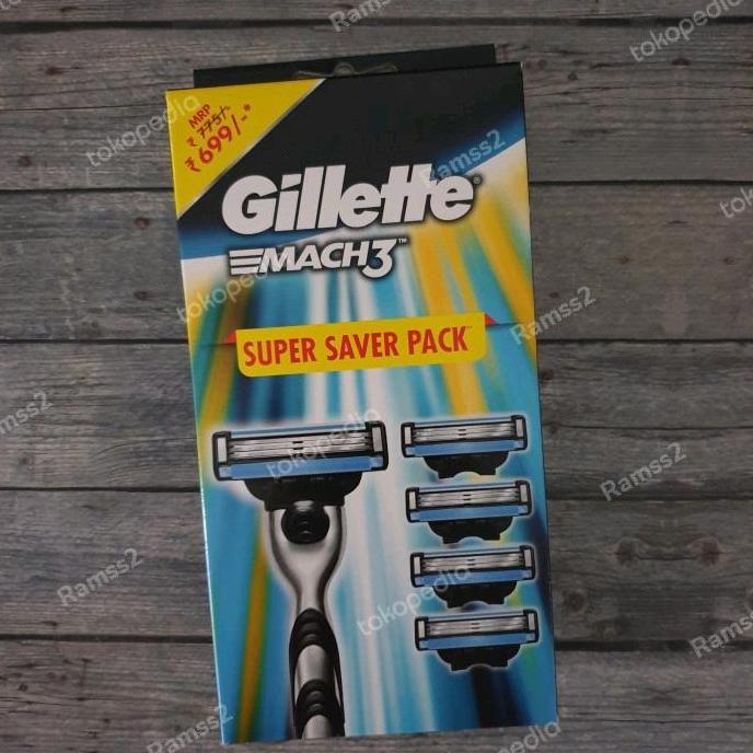 Jual Gillette Mach 3 Razor Blade Cukur Singapore | Shopee Indonesia