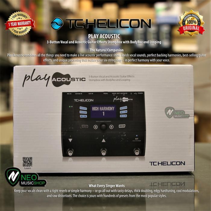 Jual Tc Helicon Play Acoustic 3-Button Vocal And Acoustic Guitar ...