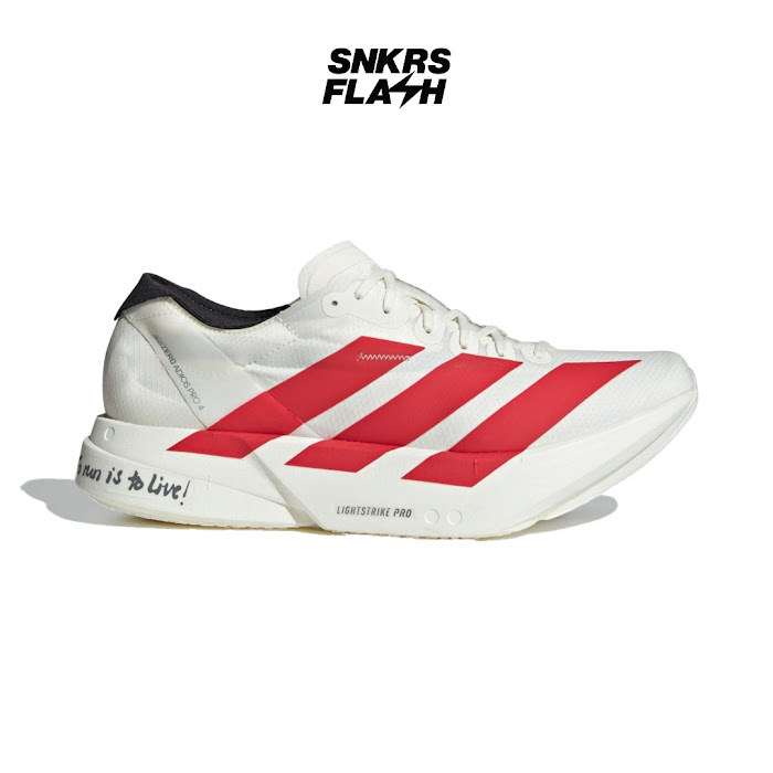 Jual ADIDAS Adizero Adios Pro 4 White Better Scarlet Sepatu Lari Pria ...