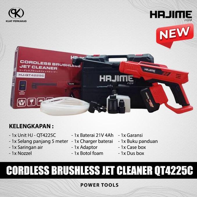 Jual Mesin Jet Cleaner Baterai Hajime Tipe Hj-Qt4225C Cordless ...