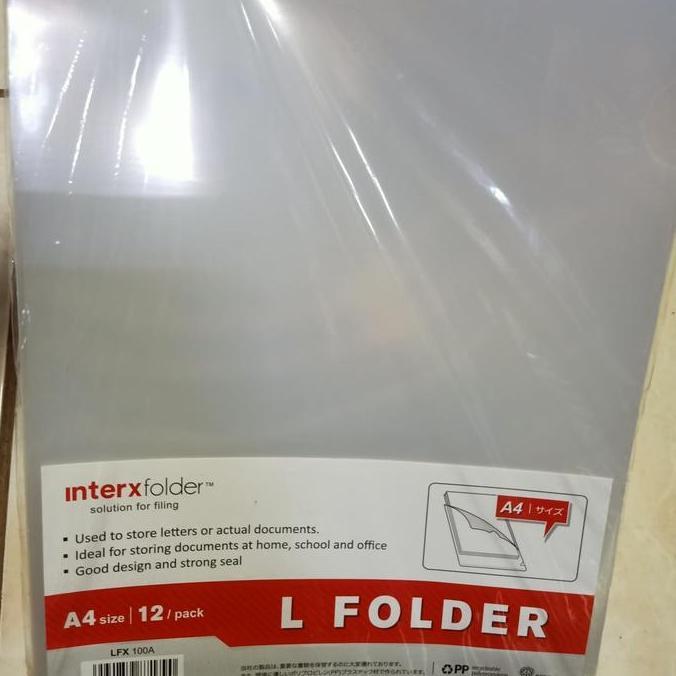 Jual Organix- Inter X Map L A4 /Clear Holder A4 /Map Folder / Map ...