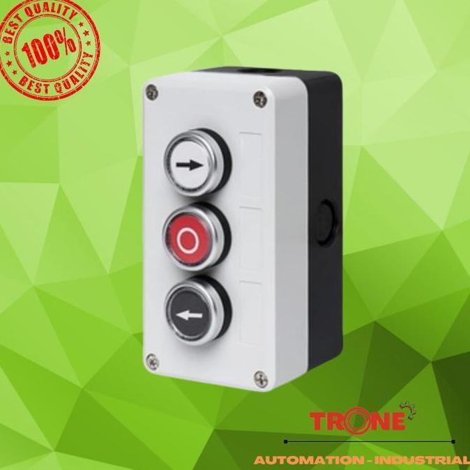 Jual Waterproof Push Button Switch Control Station Box Left Right Stop ...