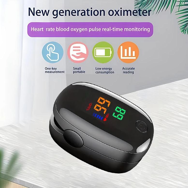 Jual Finger Clip Pulse Oximeter OLED Screen Blood Oxygen Saturation ...