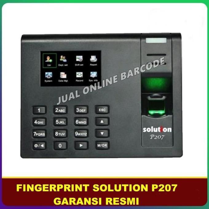 Jual Promo Mesin Absen Fingerprint Solution P208 / Absensi Solution ...