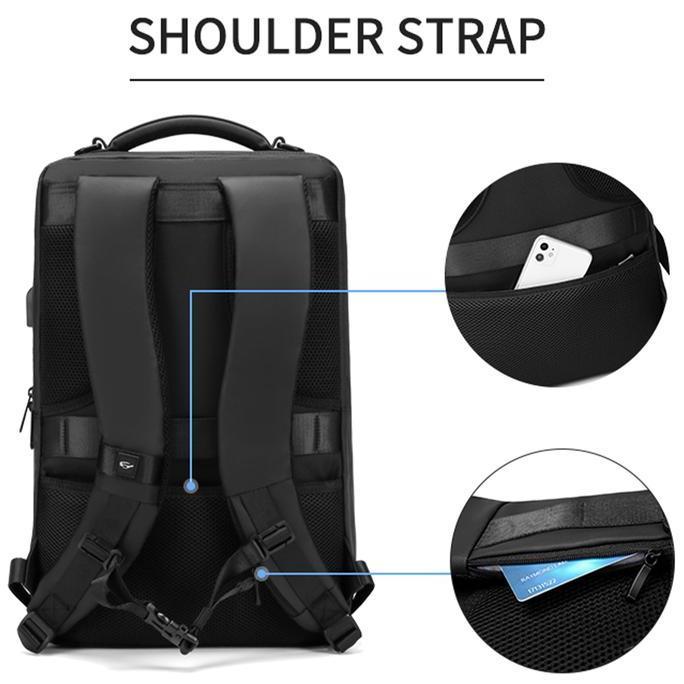 Jual Sea Choice Backpack Laptop Bisnis Kain Oxford Hitam Tahan Air and ...