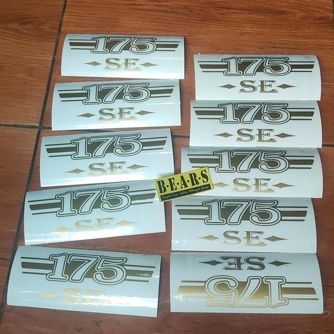 Jual Cutting sticker Body samping Kawasaki W175 Gold | Shopee Indonesia