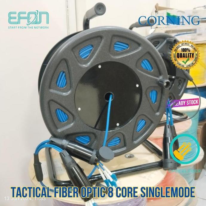 Jual HARGA DISC - Tactical Armored Fiber Optic Singlemode 8 Core LC UPC ...