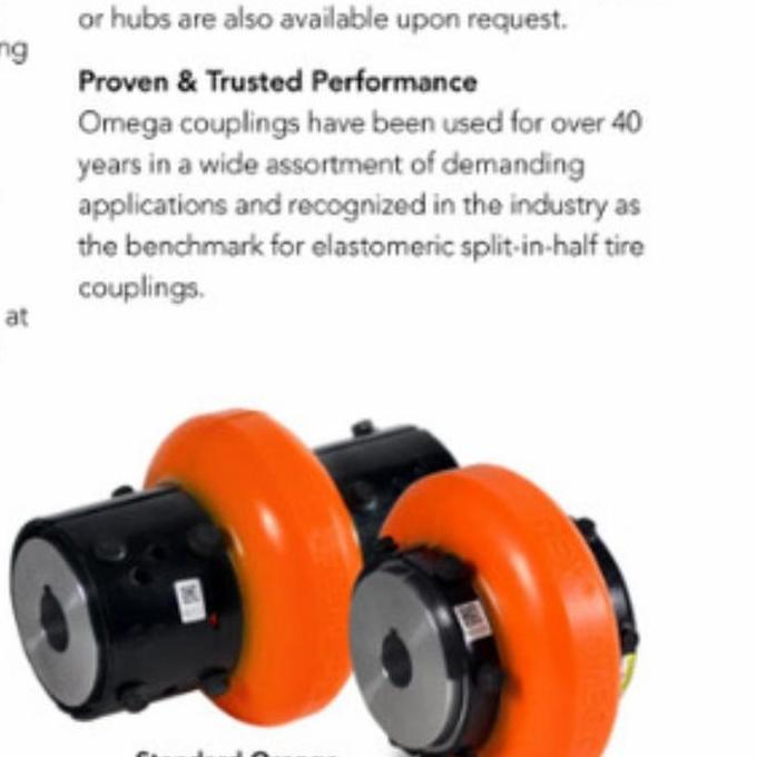 Jual Tersedia Coupling Elastomeric Rexnord Omega E10 Omega E 10 ...
