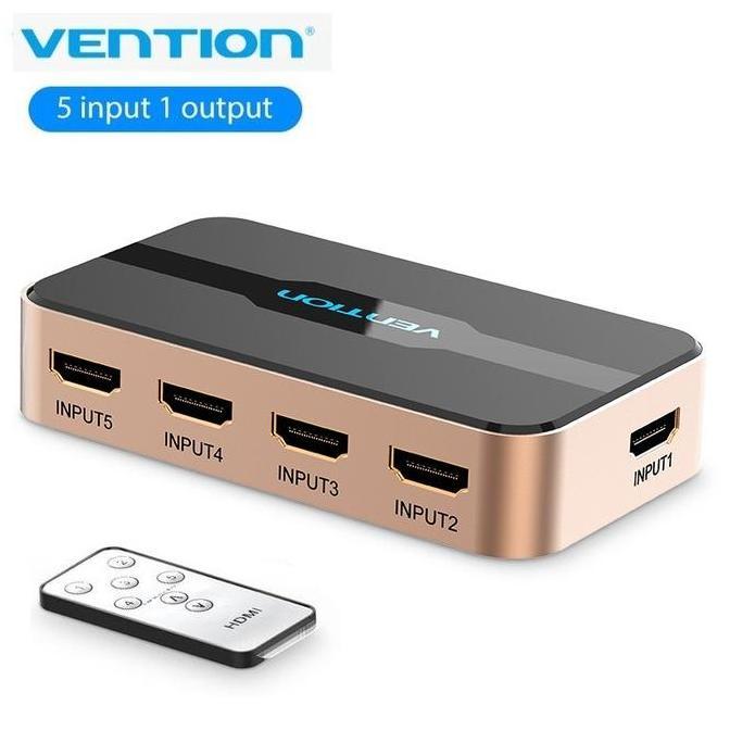 Jual Vention ACD hdmi Switch 5 port / Switcher 5 Input 1 Output ...
