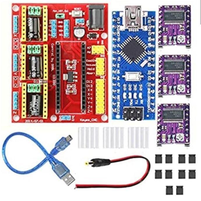 Jual 3D PRINTER ARDUINO CNC SHIELD V4 + NANO V3.0 ATMEGA328 + DRV8825 ...