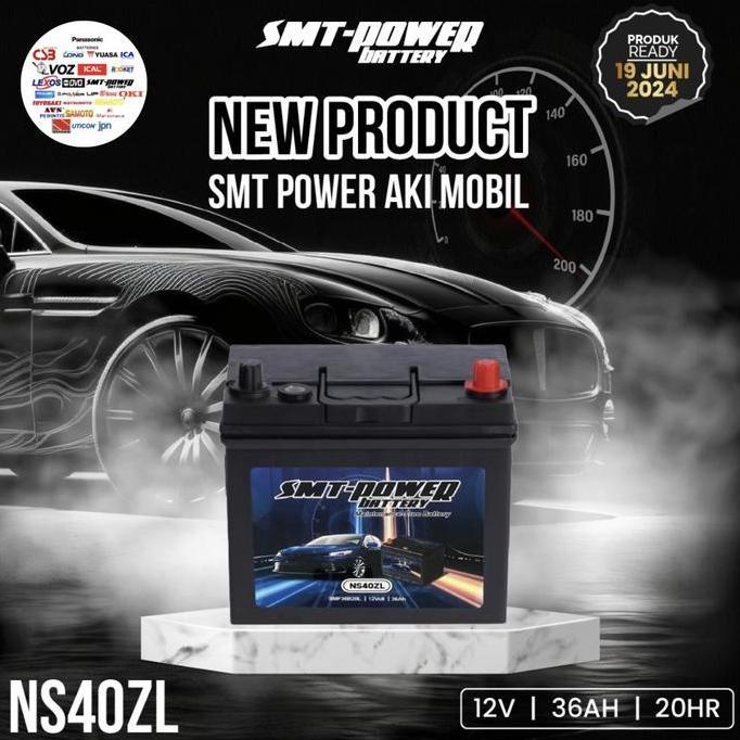 Jual Baterai Ups Aki Mobil smt power NS40ZL 12v 36Ah Battery MF Free ...