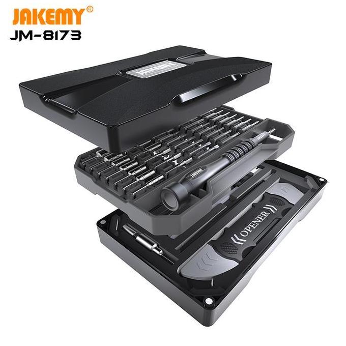 Jual Jakemy JM-8173 69 in 1 Obeng Set Handphone Laptop Jam Tangan Tri ...