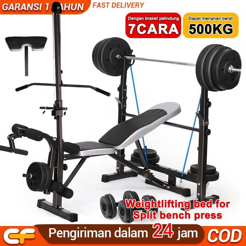 Jual Bench Press Besa Adjustable Multi Gym Weight Bench Barbell Alat ...