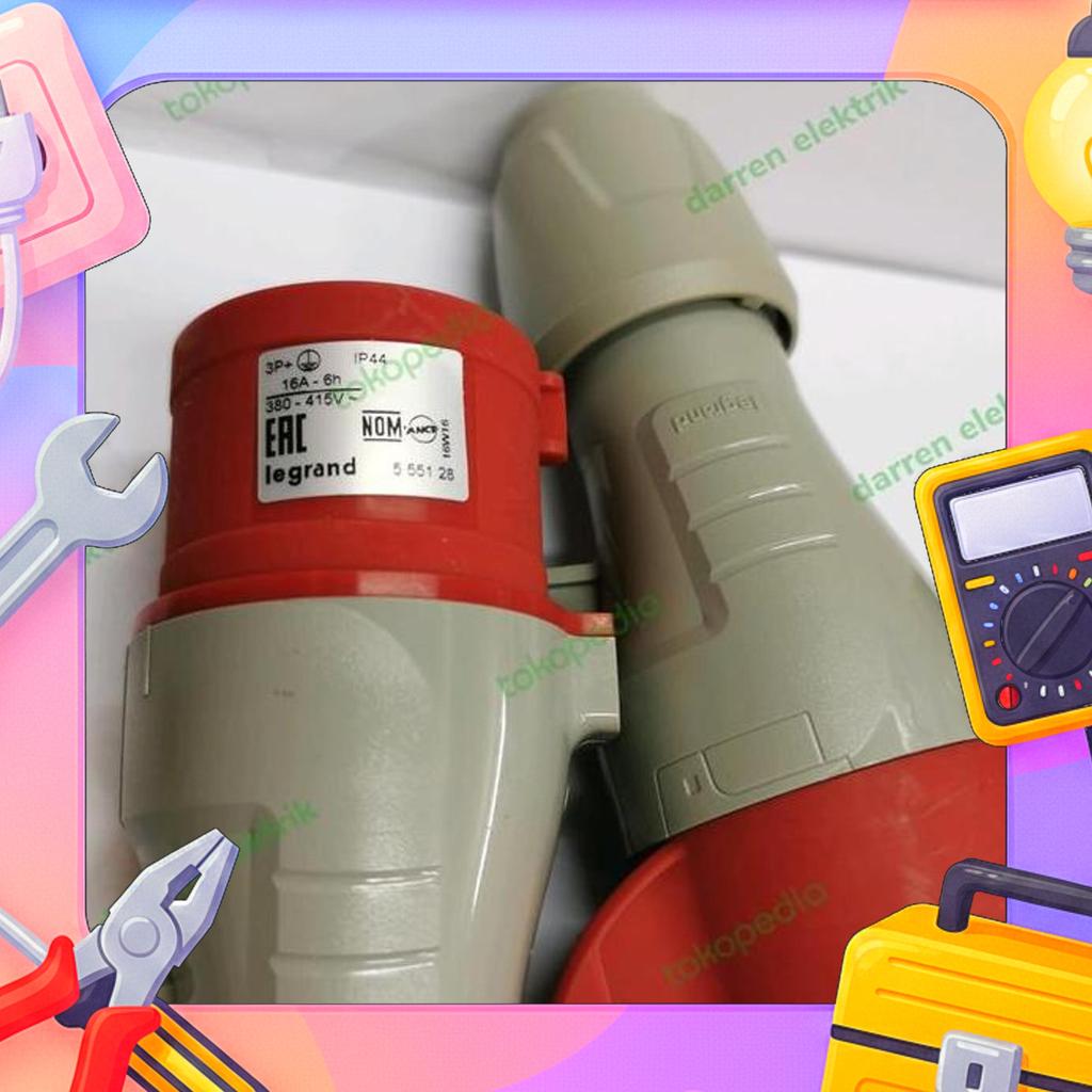 Jual Plug Dan Socket Legrand Mobile 4Pin 16A Ip44 | Shopee Indonesia