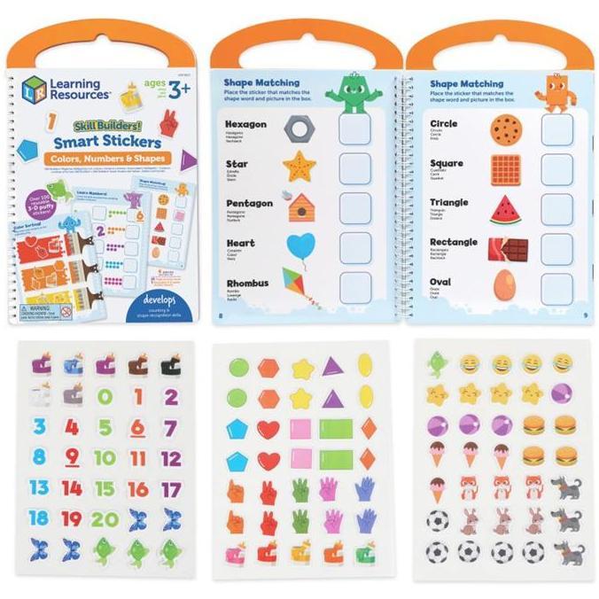 Jual Learning Resources Skill Builders! Smart Stickers Colors, Numbers ...