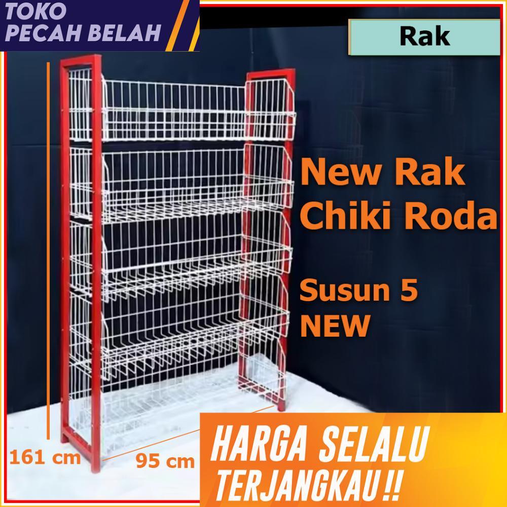 Jual Rak Ciki Besi/ Rak Serbaguna Mini Market / Rak Display Roda Susun ...