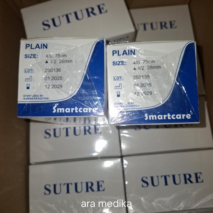 Jual benang plain 4/0 + nedle absorbable | Shopee Indonesia